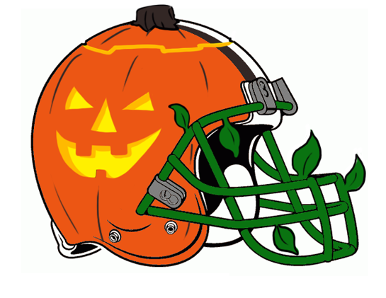 Cleveland Browns Halloween Logo fabric transfer